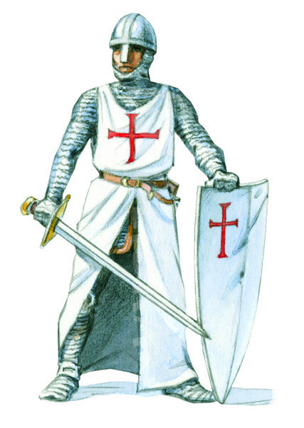 English KNIGHT WITH ARMOUR-ILLUSTRATION