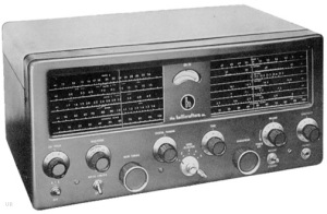 70's style shortwave radio receiver