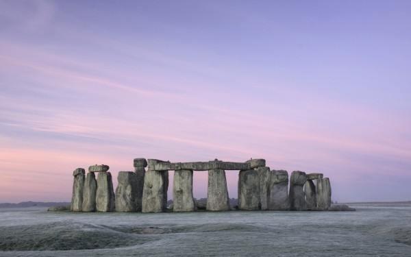 Frosty mid winter Stonehenge