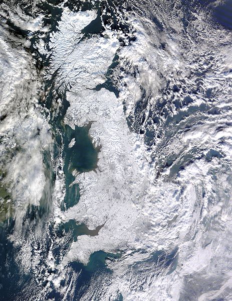 Snowy Great Britain