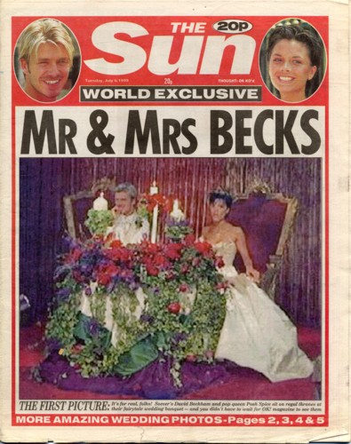 Posh and Becks Wedding