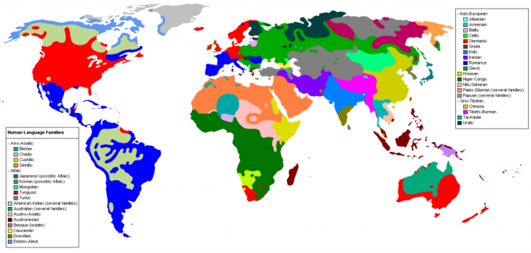 Map of Languages