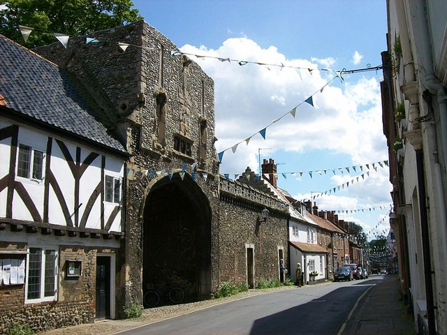 The picturesque main street of Walsingham