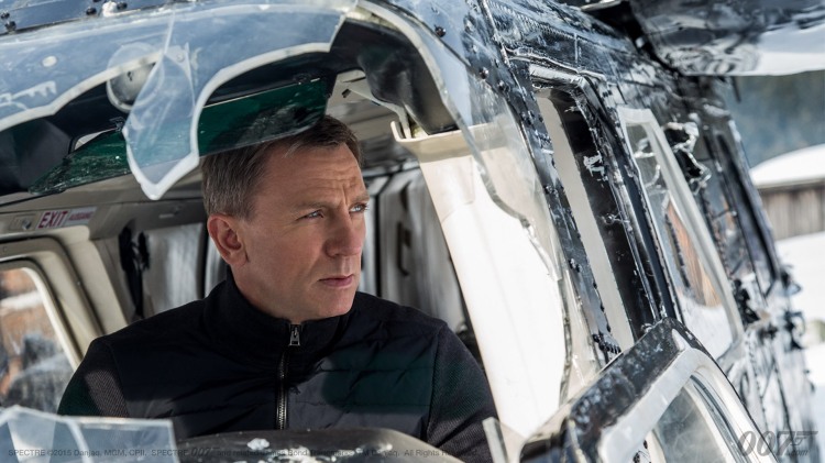 Bond in Helicopter