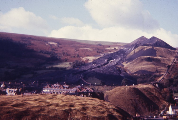 150,000 tonnes of coal and spoil rumbled down the hillside on October 21st 1966 at Aberfan.