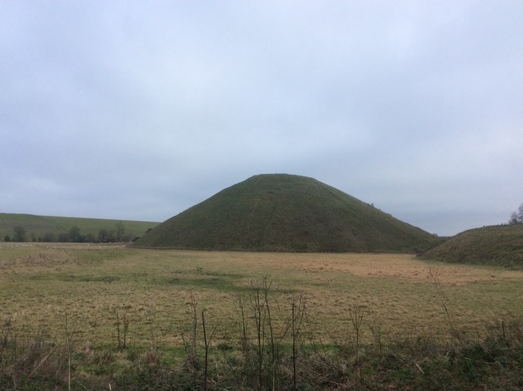 Silbury Hill, the tallest prehistoric man made mound in the world. So tall that there was once a fortress on it a thousand or two years ago.