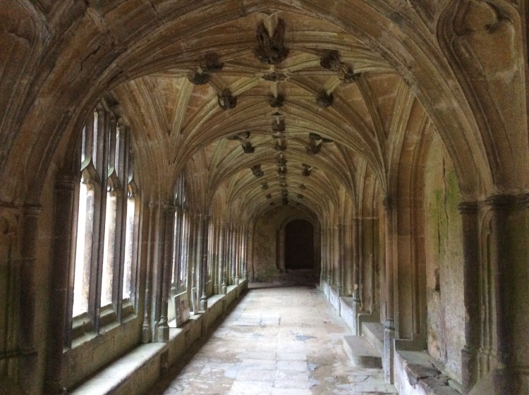 Lacock Abbey is almost 800 years old. This part of the Cloisters might be familiar to fans of Harry Potter as Harry, Hermione and Ron often walked here though they knew it as Hogwarts