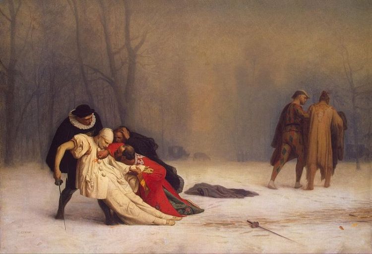 The Duel After the Masquerade is a painting by the French artist Jean-Léon Gérôme