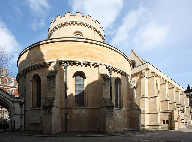 Temple Church in London.... suspiciously circular in design, almost as if it was inspired by ancient churches in Jerusalem!  Photo by John Salmon.