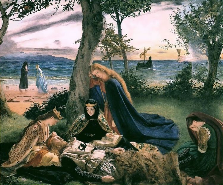 The Death of King Arthur by James Archer (1860)