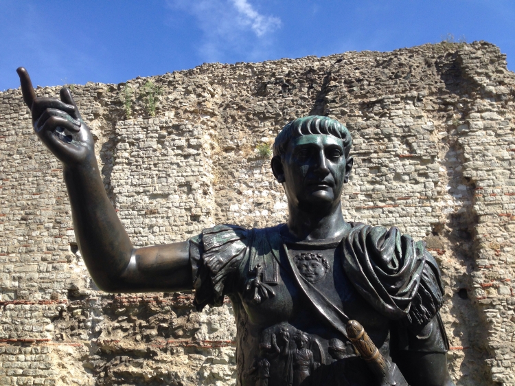 Emperor Trajan and the Roman City Wall